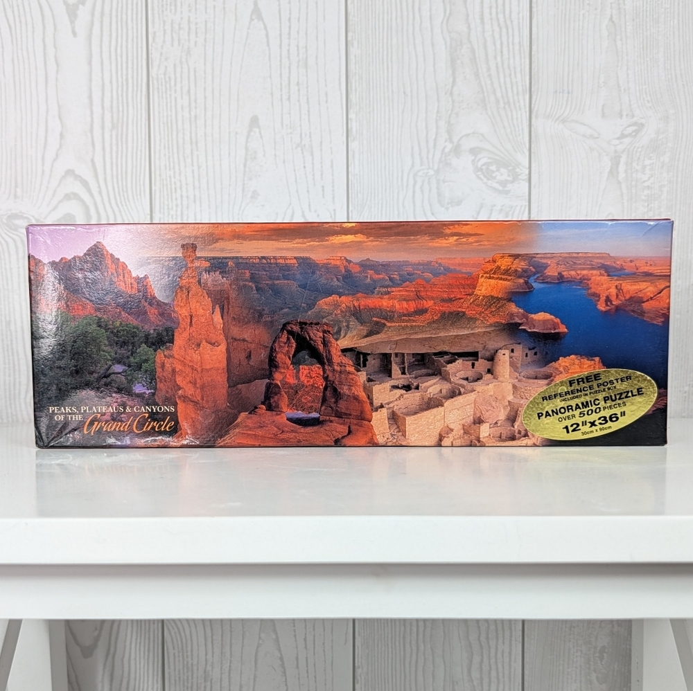Impact Grand Circle Puzzle 12"x36" Jigsaw 500 Pieces Peaks Plateaus Canyons